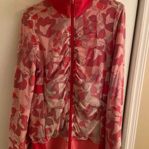 Lululemon floral raja reversible jacket size 10